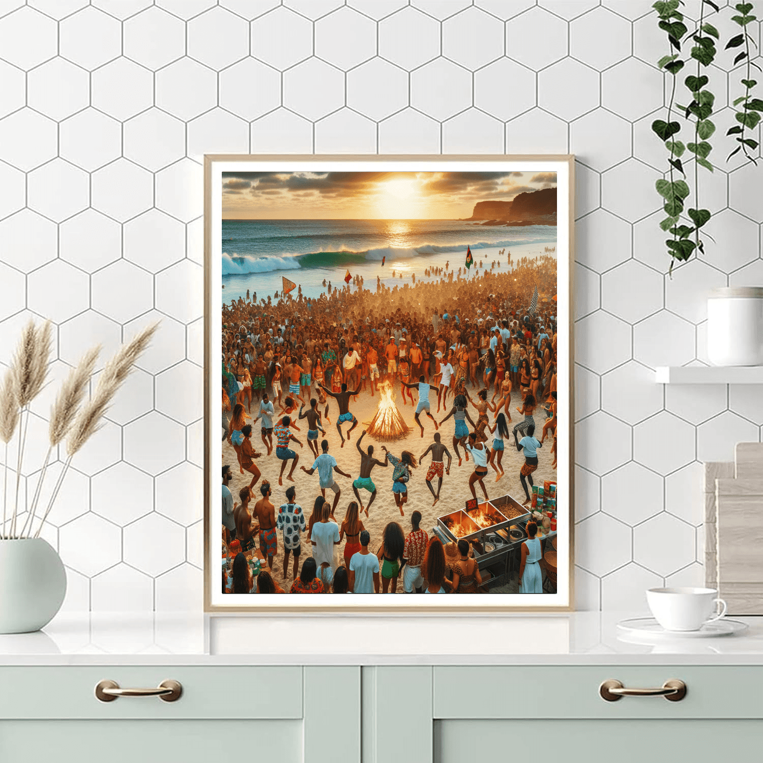 Fiesta De San Juan - Puerto Rico DIY Paint By Numbers