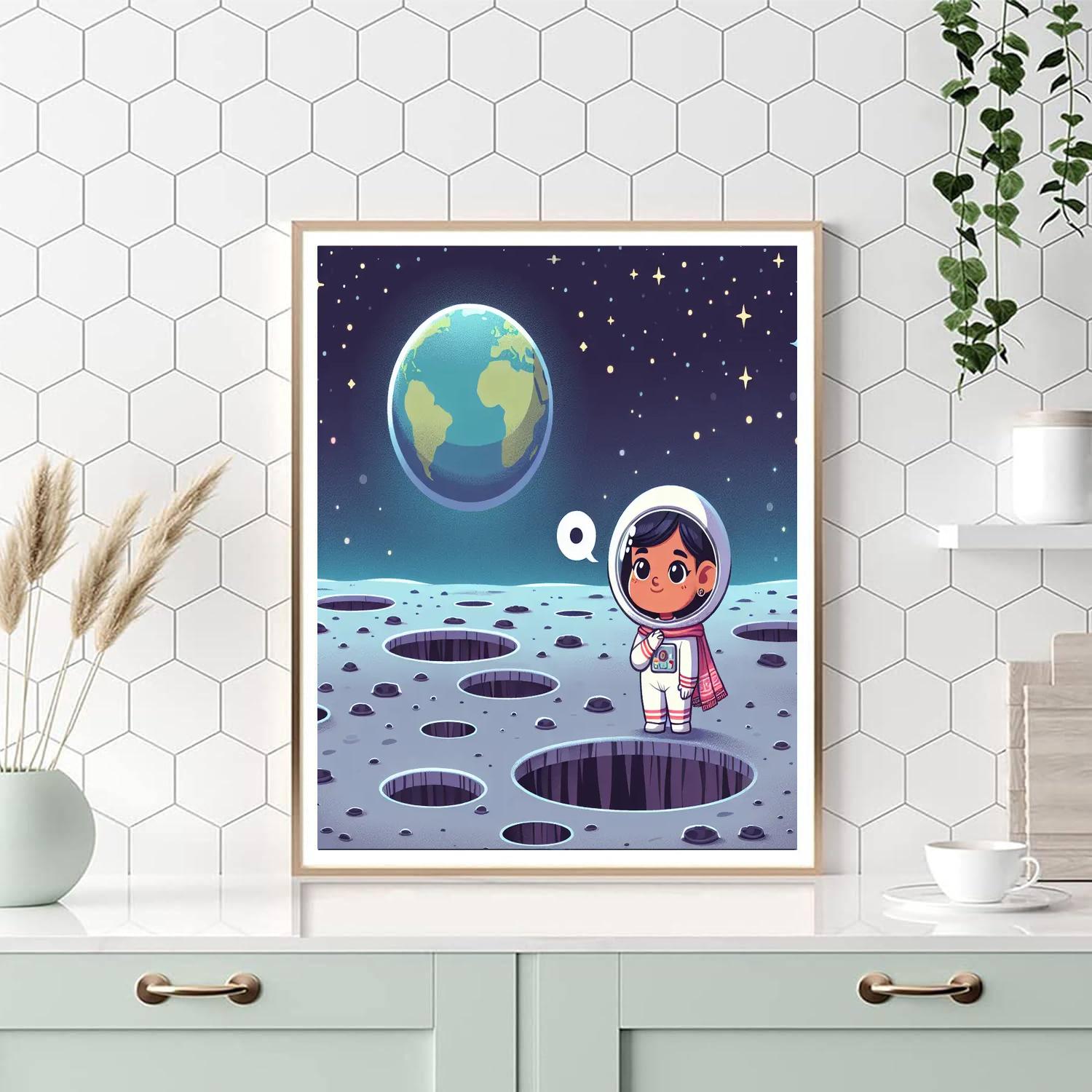 Lunar Light Adventure Painting Number Kit