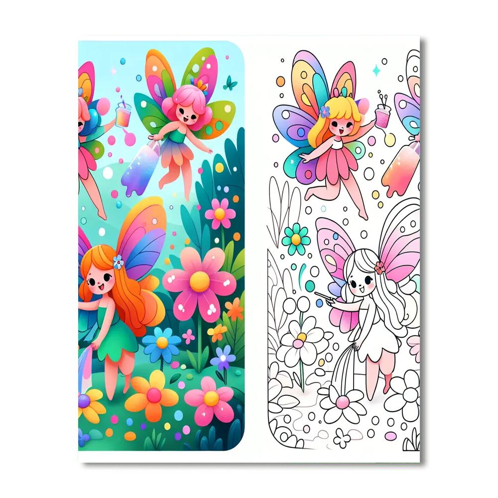 Fairy Garden Revelry Paint By Numbers Art