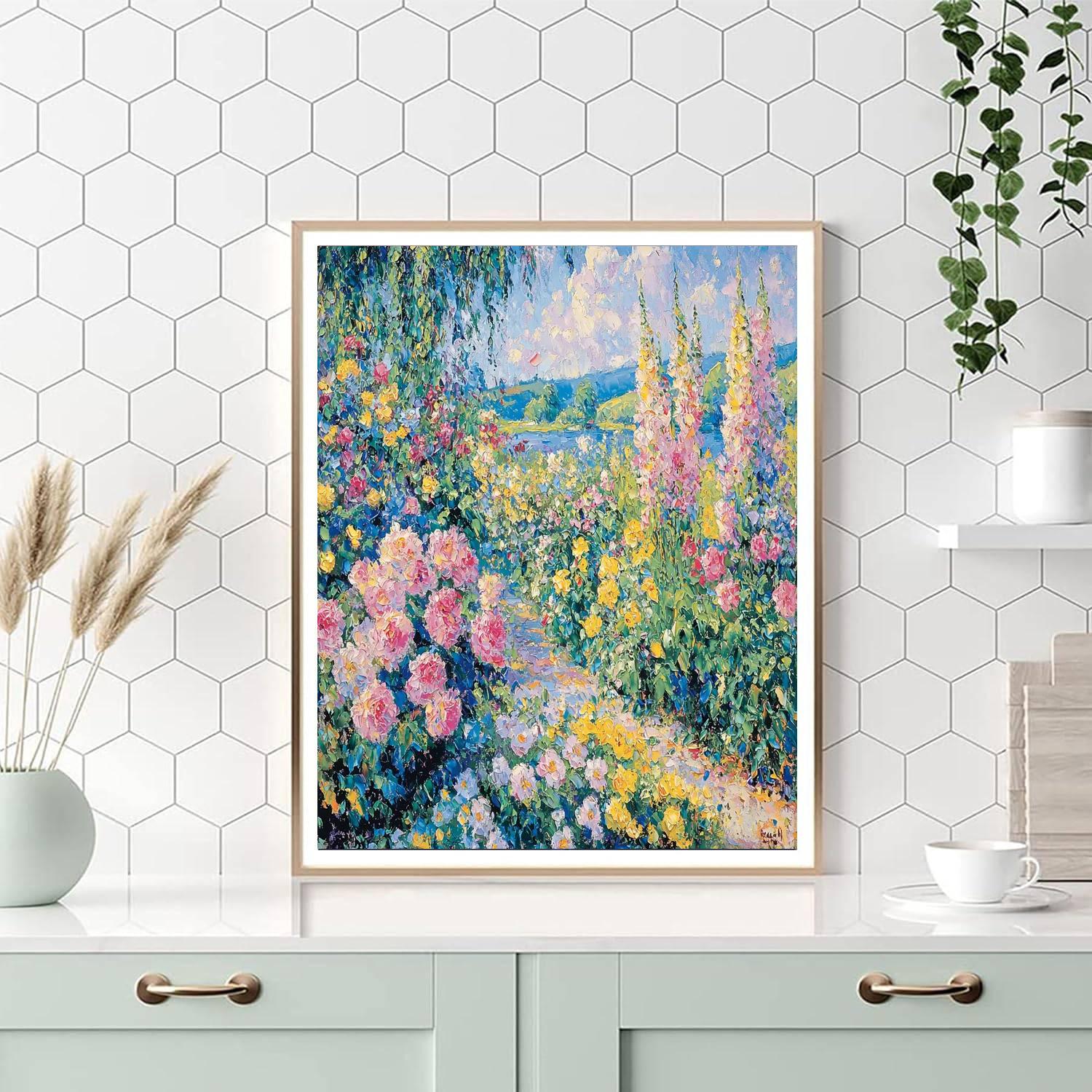 Claude Monet Inspired The Garden Of Enlightenment  Paint By Numbers Kits