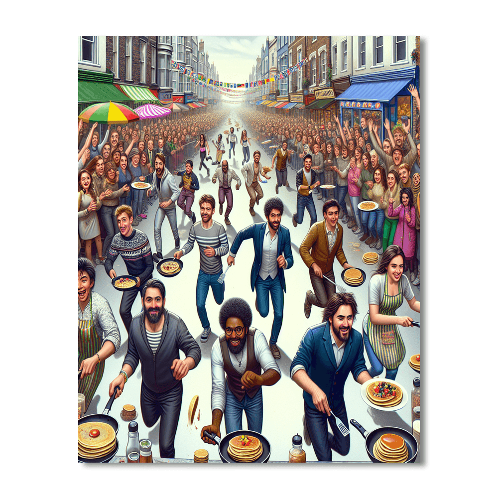 Pancake Day - United Kingdom Paint By Numbers Art