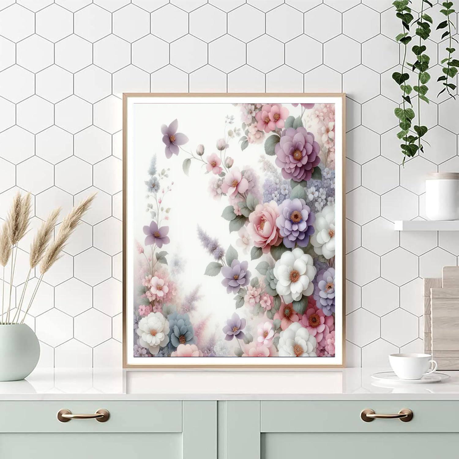 Floral Elegance Symphony Paint By Number