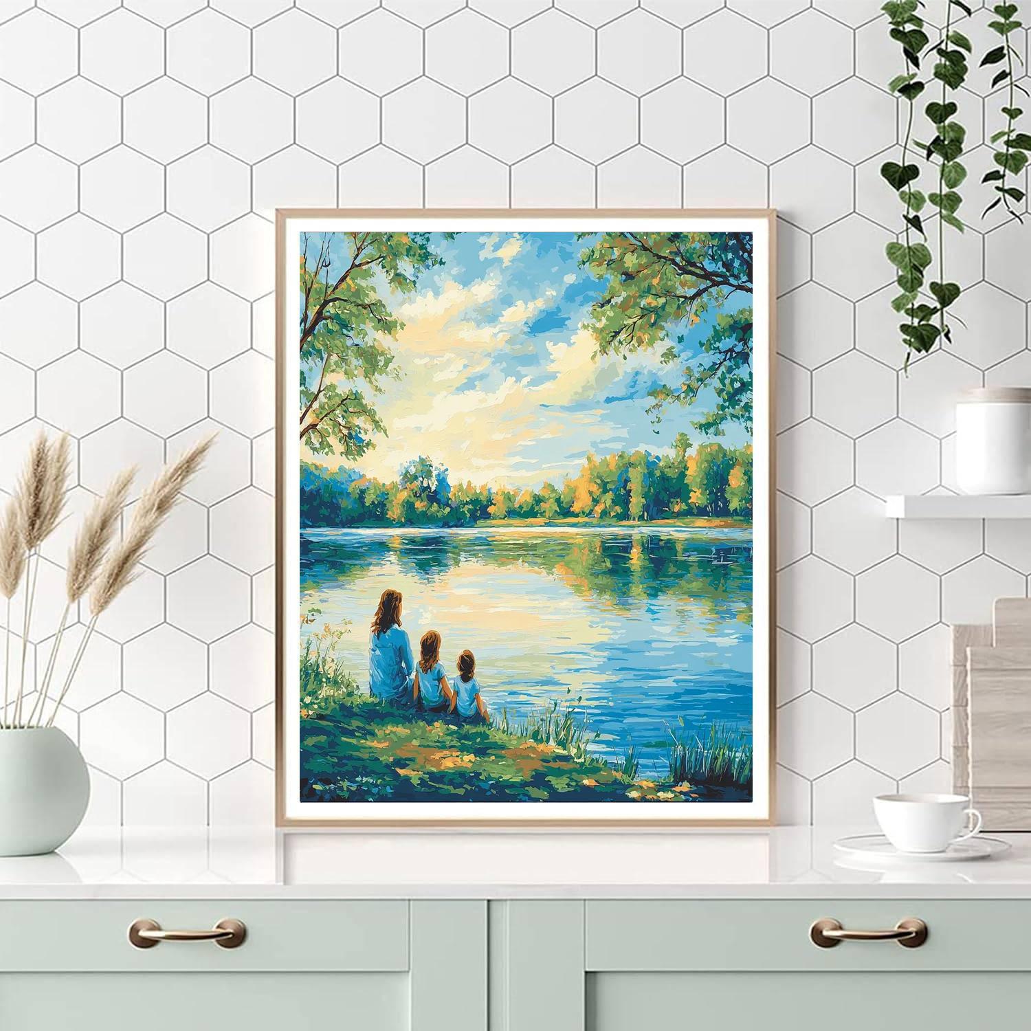 Reflective Waters Paint By Numbers