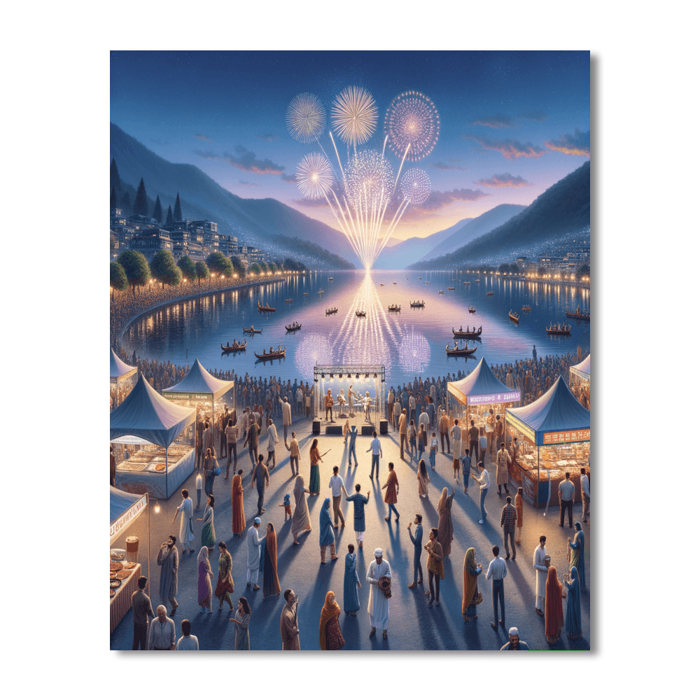 Fêtes De Genève - Switzerland Paint By Numbers Kits