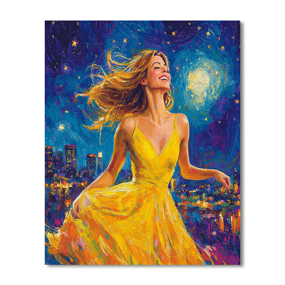 Emma Stone: A Radiant Ascent From La La Land Painting Number Kit