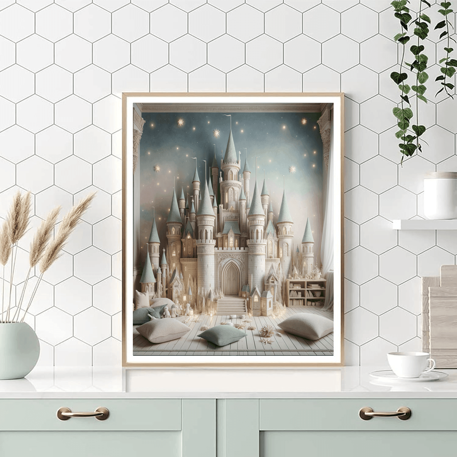 Ethereal Fairy Tale Castle - DIY Painting By Numbers Kit