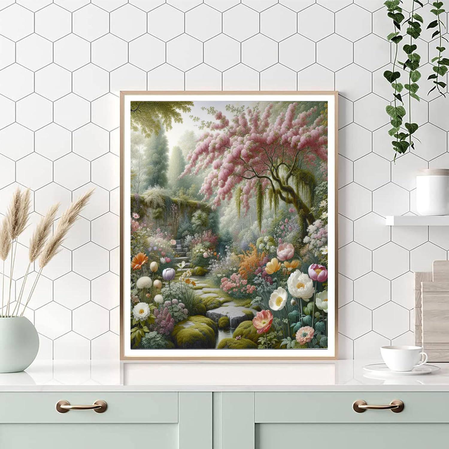 Enchanted Bell Garden Paint By Number