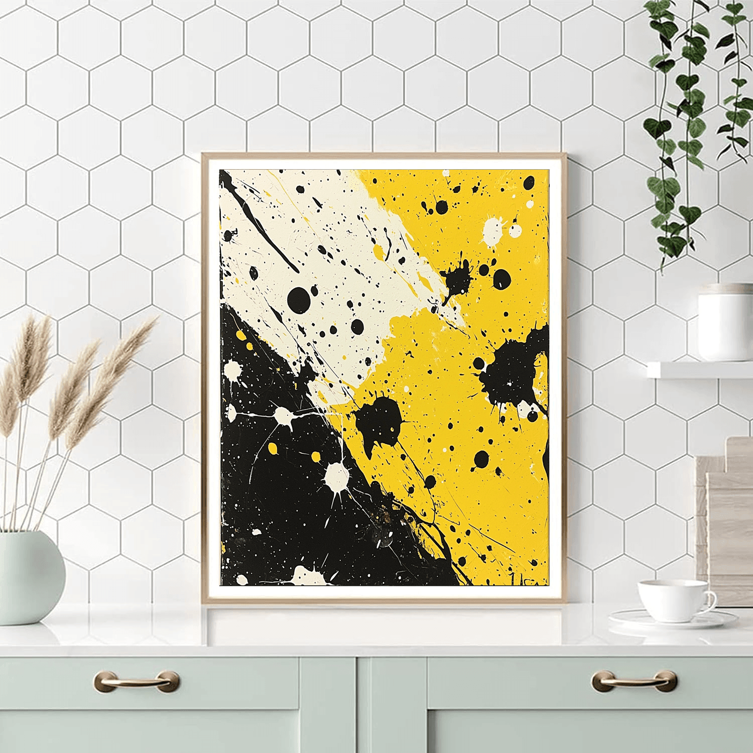 Jackson Pollock Inspired Pollock's Energetic Whirl  Painting By Numbers Kit