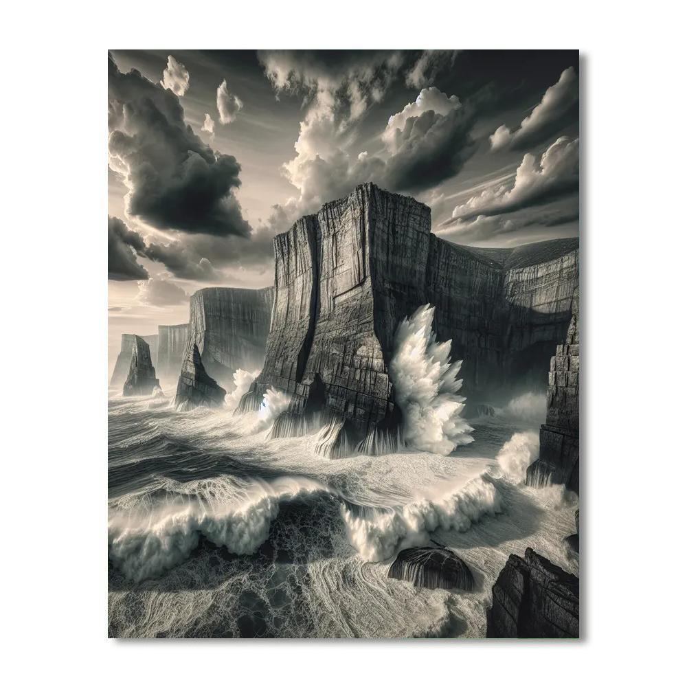 Windswept Coastal Haven Paint By Number