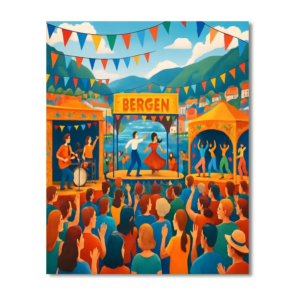 Bergen International Festival Paint By Numbers Kits