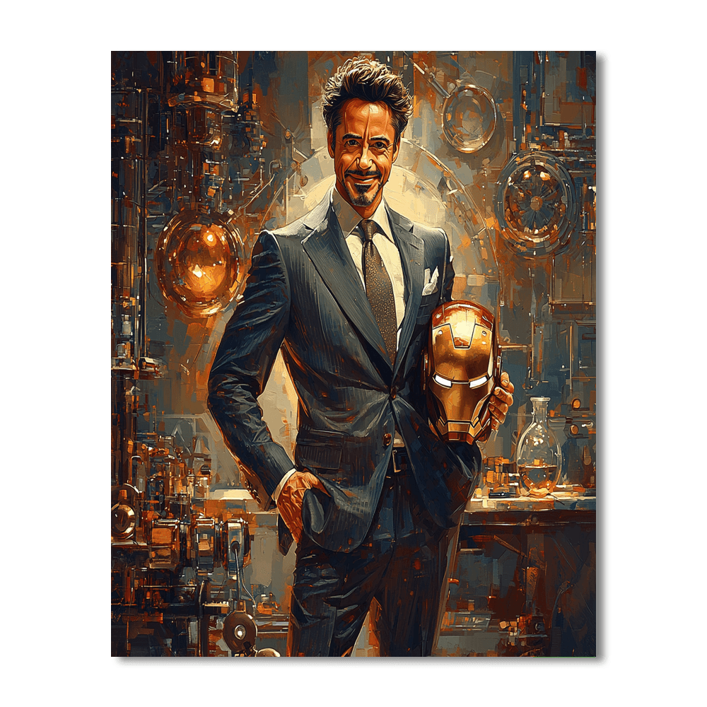 Robert Downey Jr.: The Genius Behind Iron Man's Armor Paint By Color