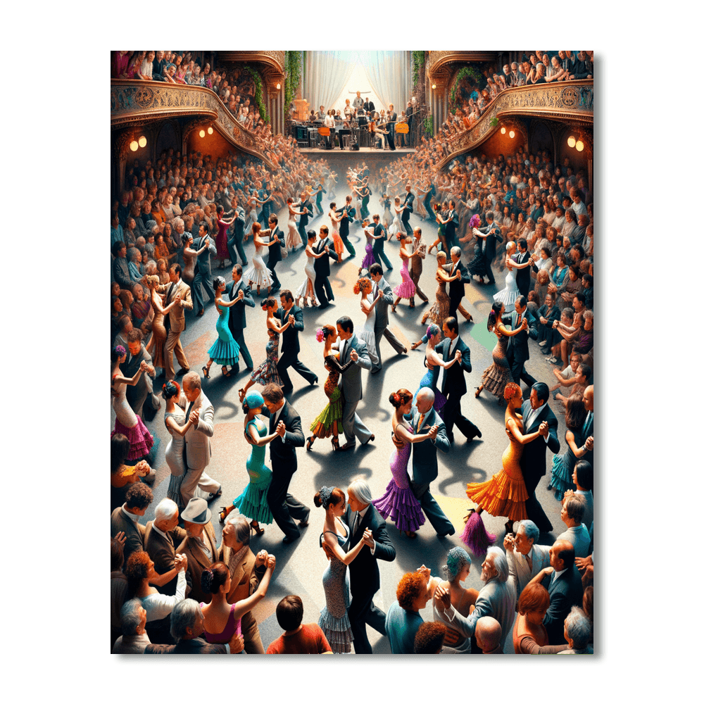 Tango Festival - Argentina DIY Paint By Numbers