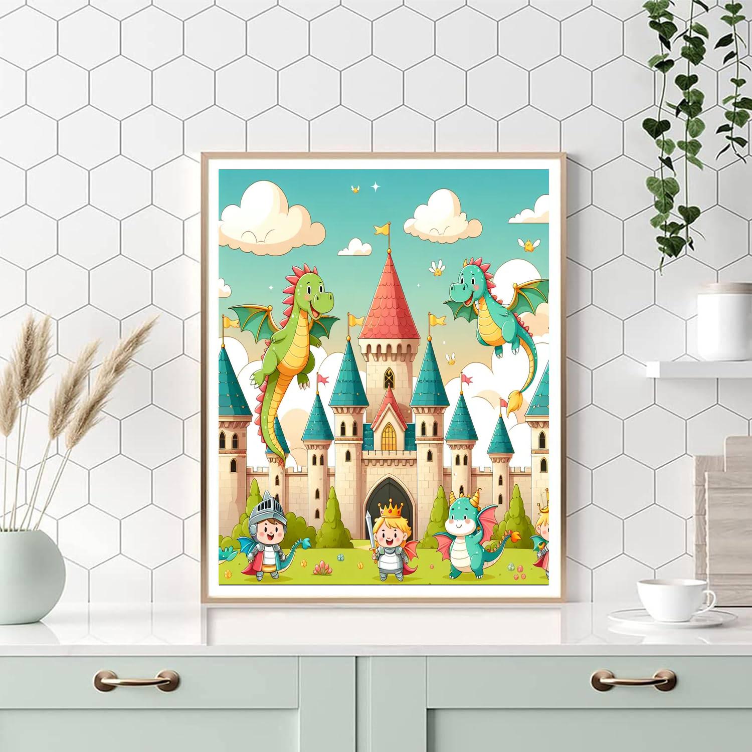 Castle Kingdom Adventures Numbered Painting Kits