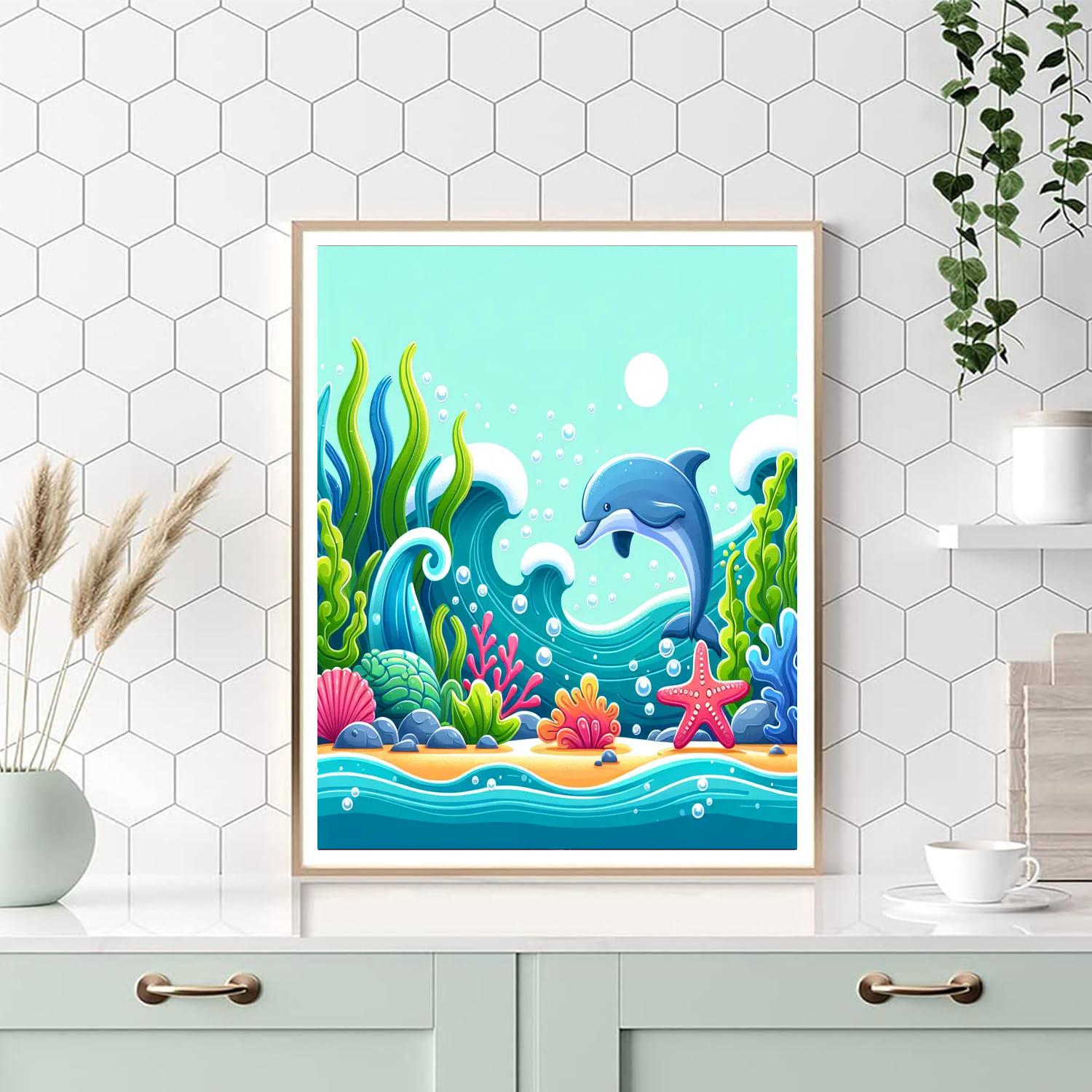 Bubbling Ocean Adventure Paint By Color