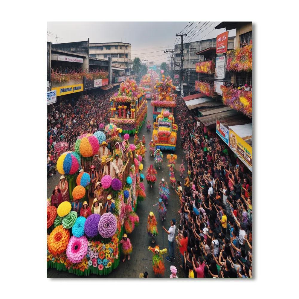 Carnival Of Flowers - Zundert Number Painting