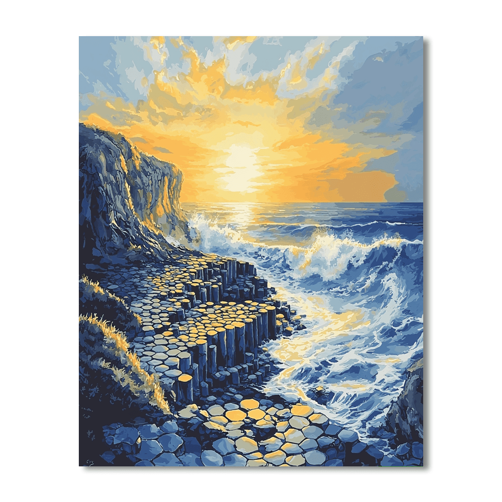 Giant's Causeway - Northern Ireland Paint By Numbers Art