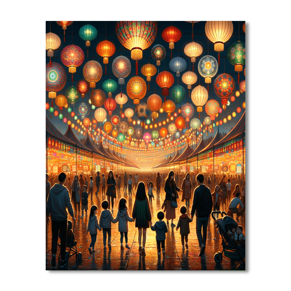 Shenzhen Lantern Festival Paint By Numbers Kits