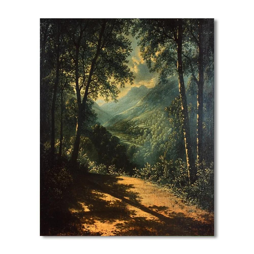 Caravaggio Inspired Nature's Dramatic Reverie  Paint By Color