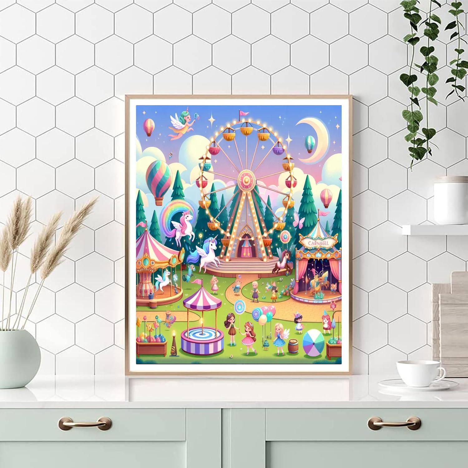 Magical Carnival Quest Painting Number Kit
