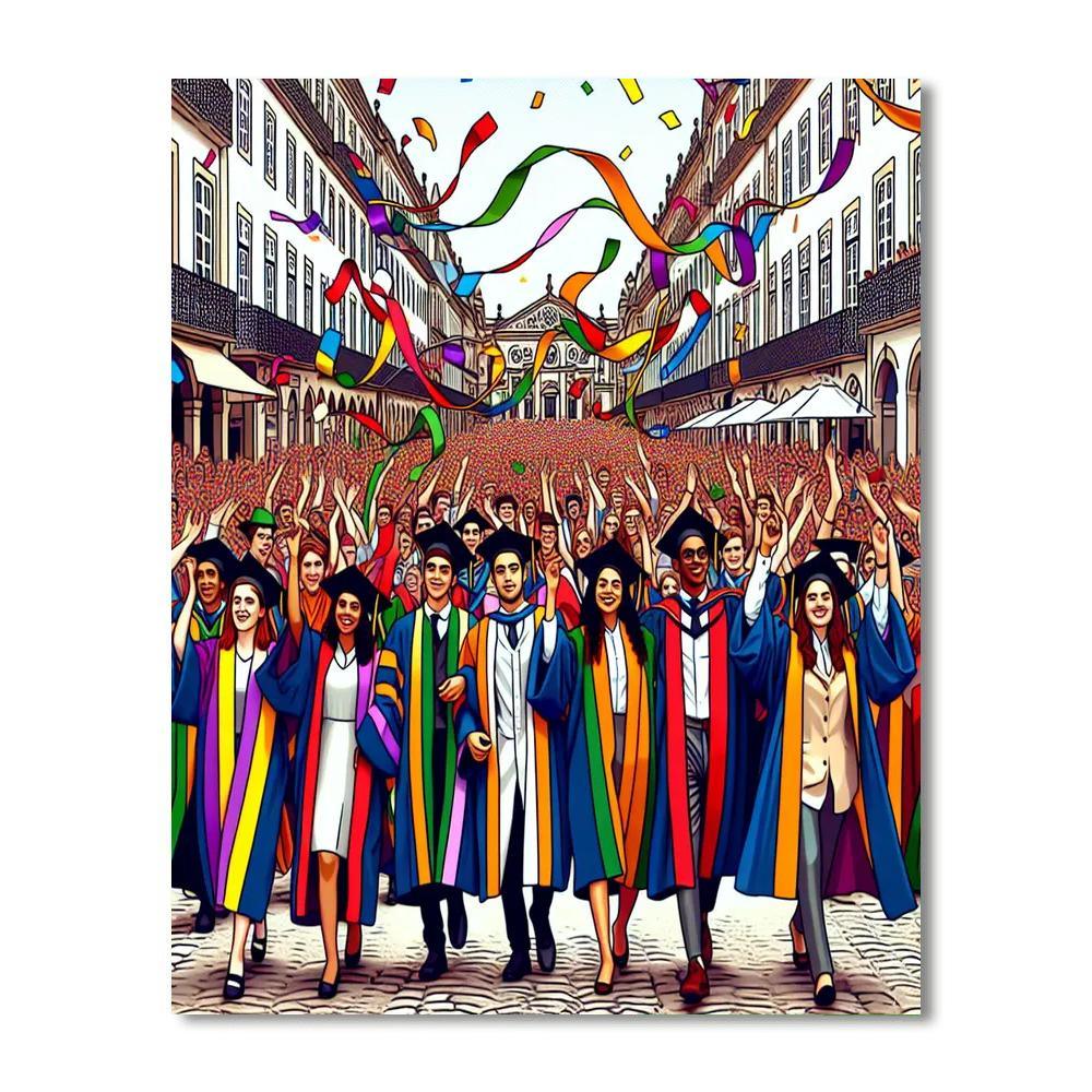 Queima Das Fitas - Coimbra Paint By Numbers Art