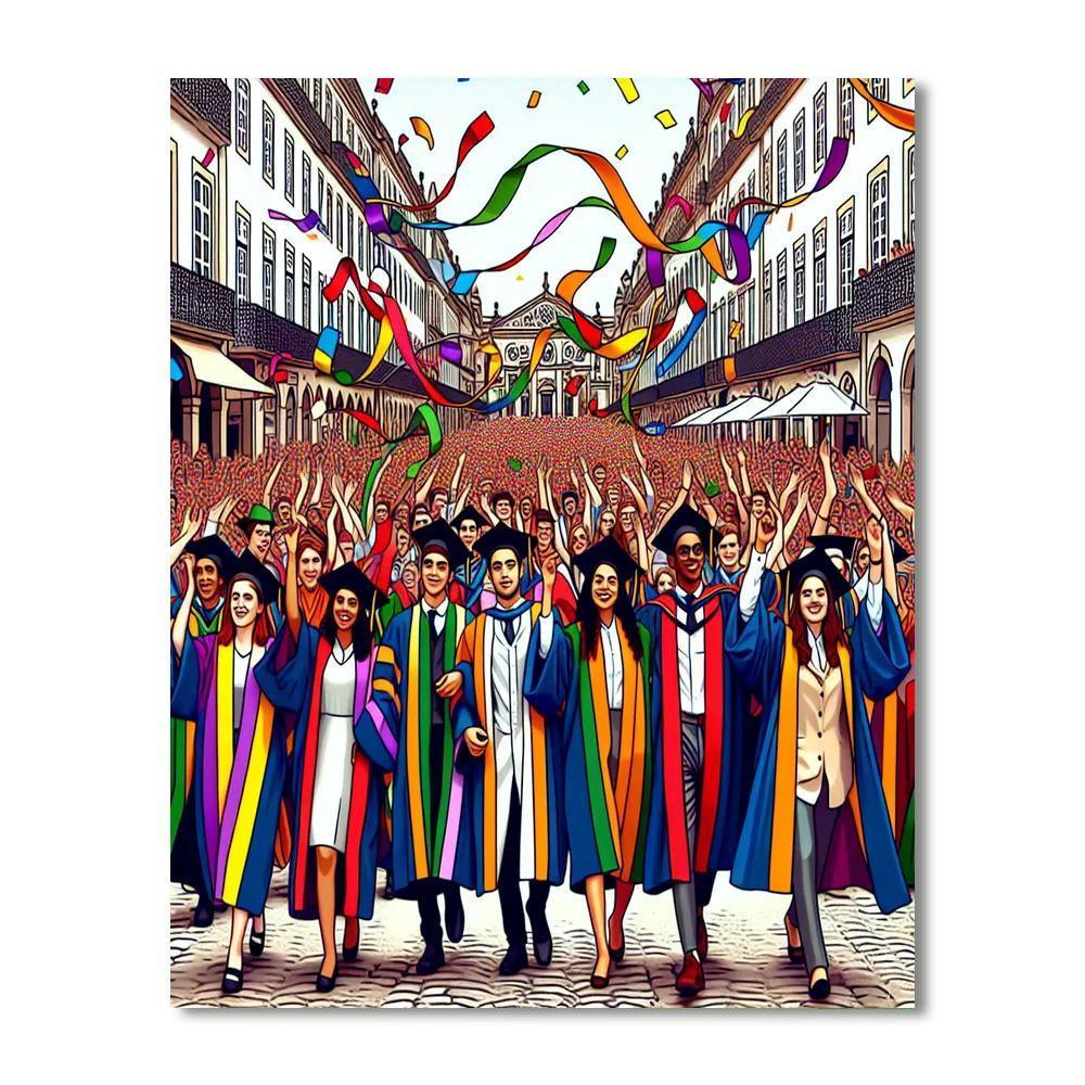 Queima Das Fitas - Coimbra Paint By Numbers Art