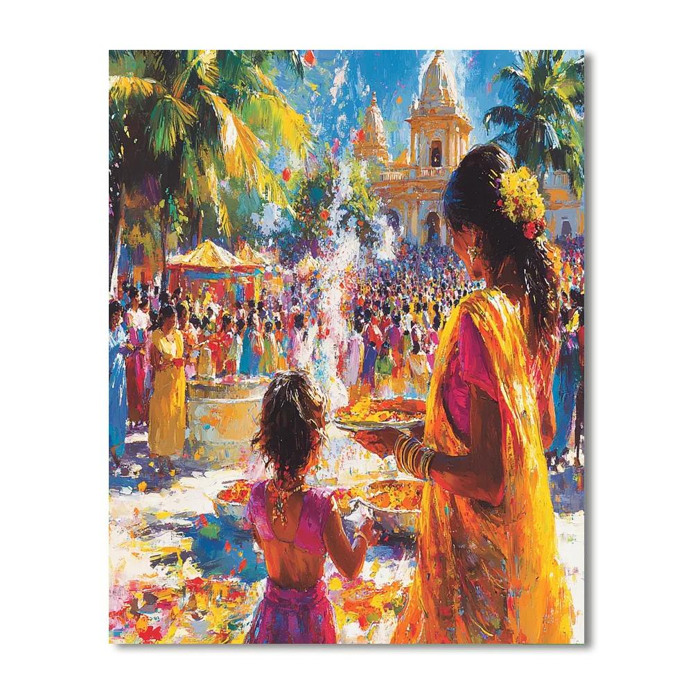 Joyous Festival Colors DIY Paint By Numbers