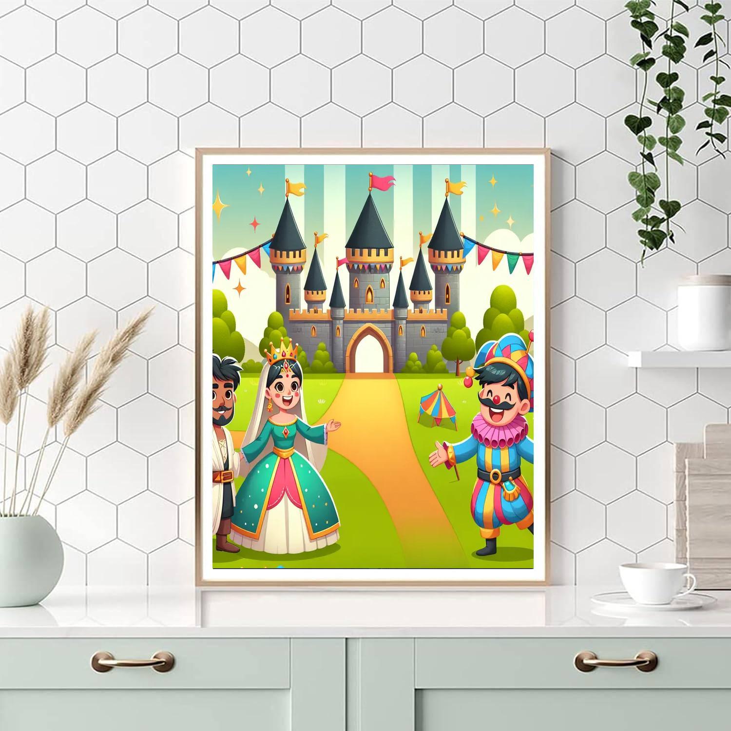 Fairytale Castle Festival Paint By Numbers