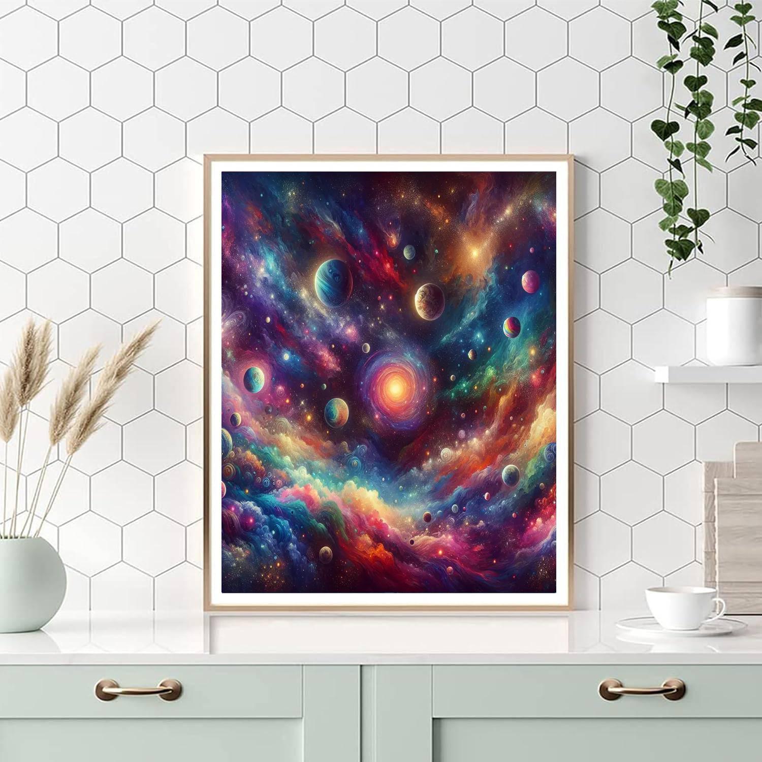 Ethereal Cosmic Dreams Numbered Painting Kits