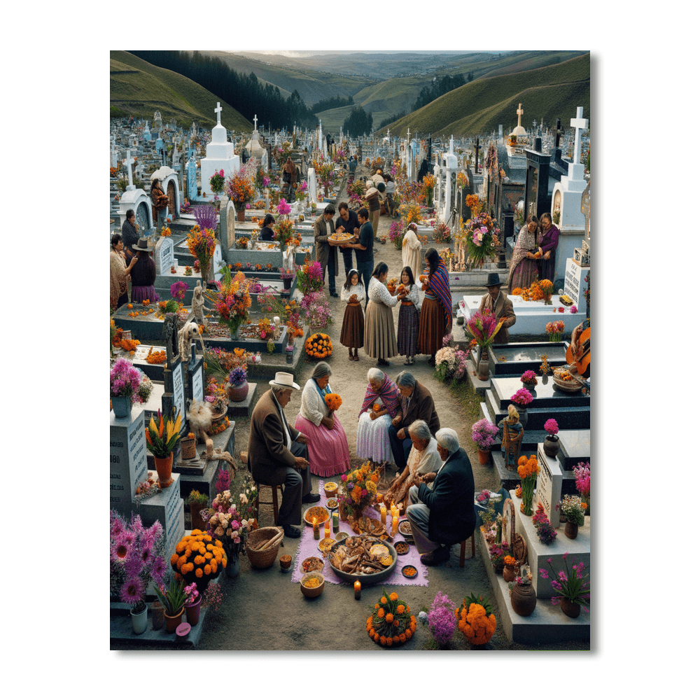 Día De Muertos - Ecuador DIY Paint By Numbers