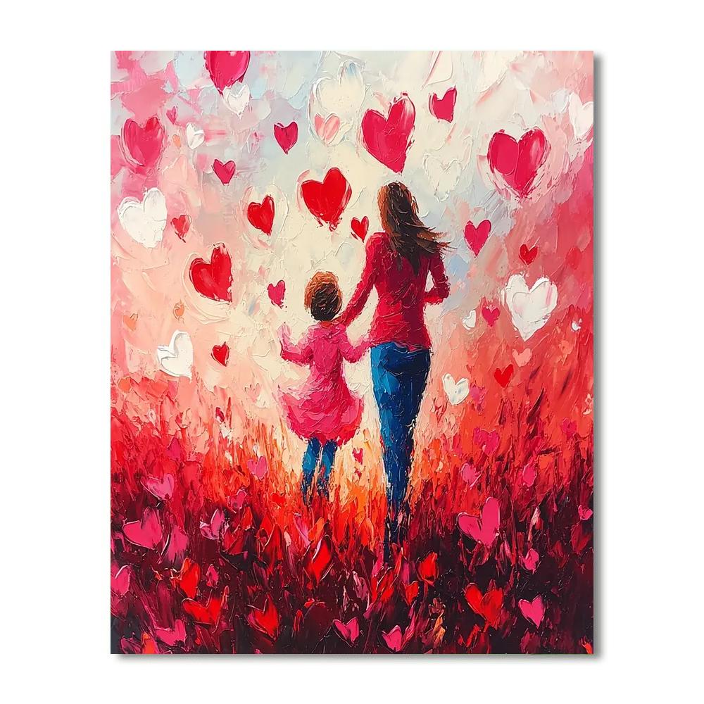 Mom's Heartbeat Paint By Numbers Kits
