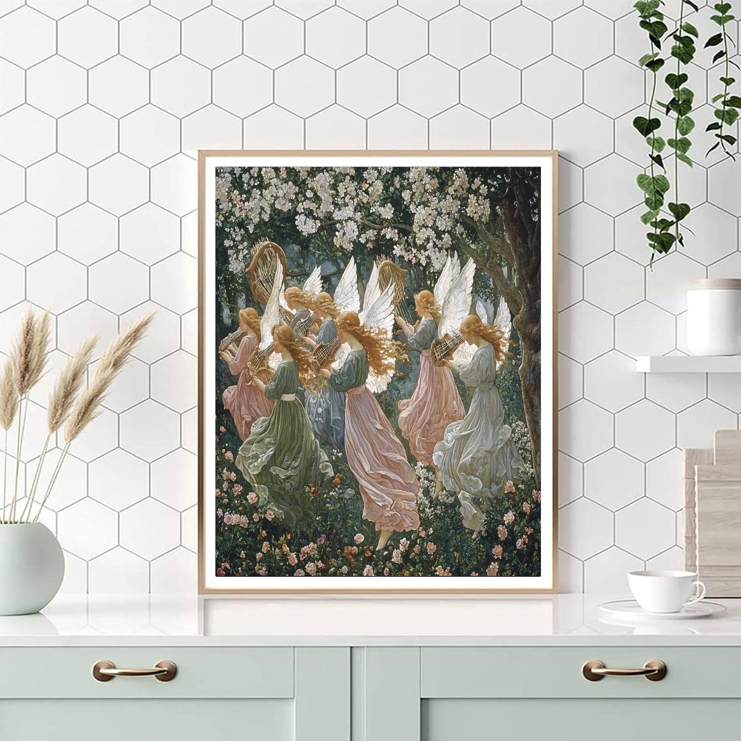 Burne-Jones Inspired Burne-Jones' Enchanted Visions  Number Painting