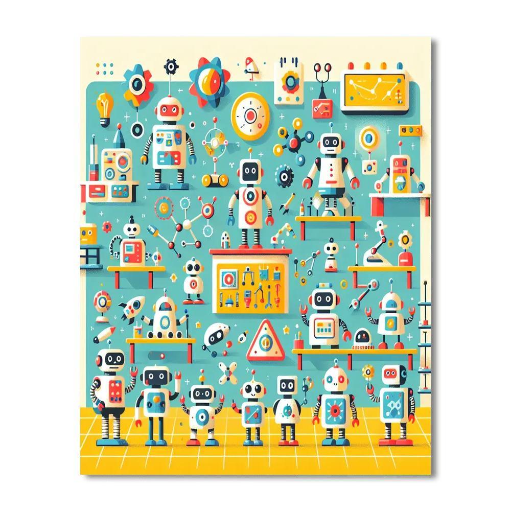 Robotic Innovator's Lab Paint By Number