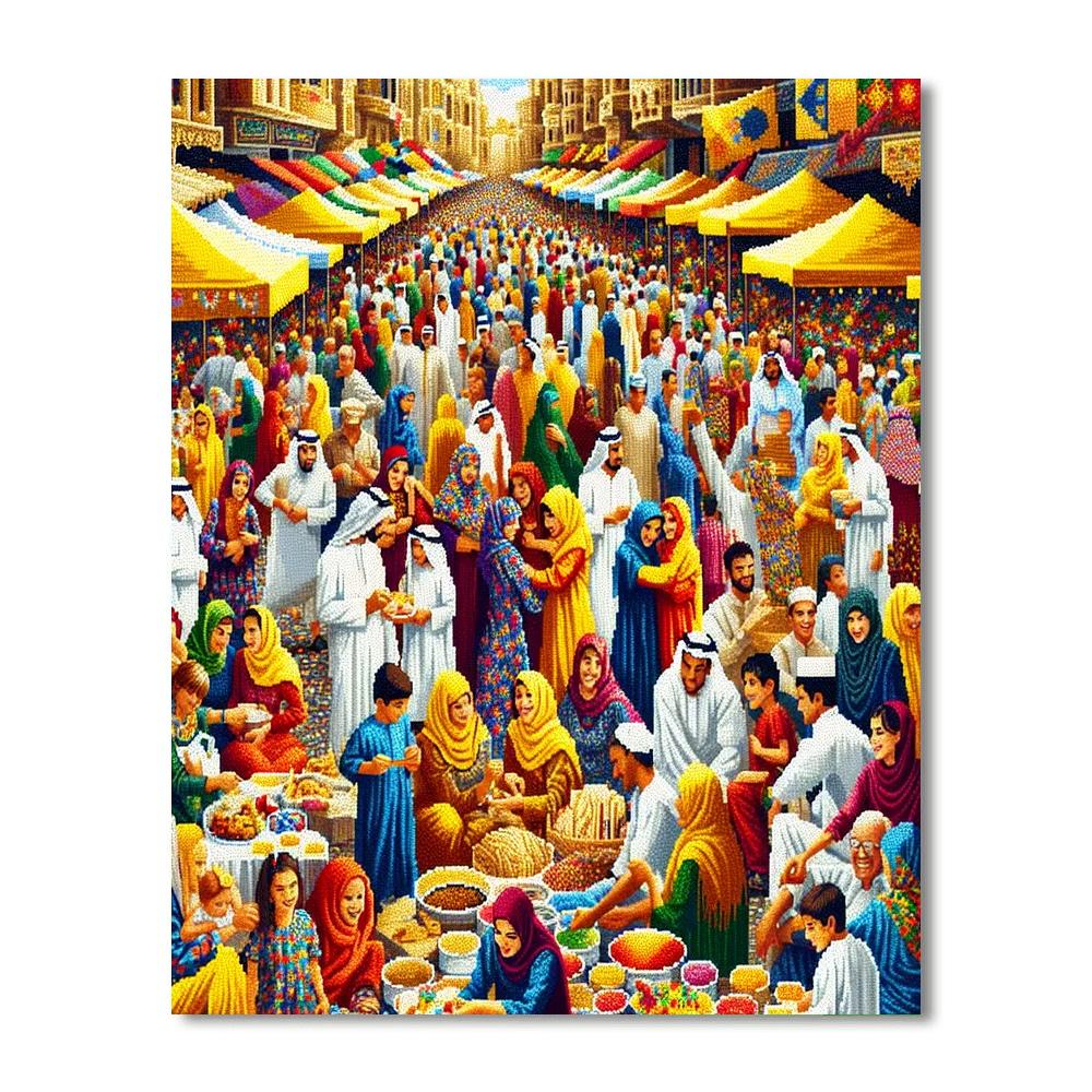 Eid Al-fitr Festival - Worldwide Painting Number Kit