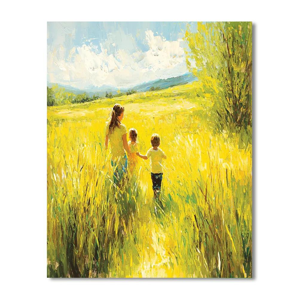 Fields Of Happiness Painting Number Kit