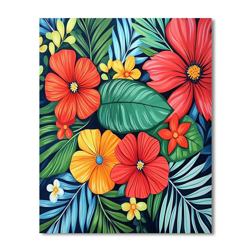 Frida Kahlo Inspired Wild Soulscape  Paint By Color