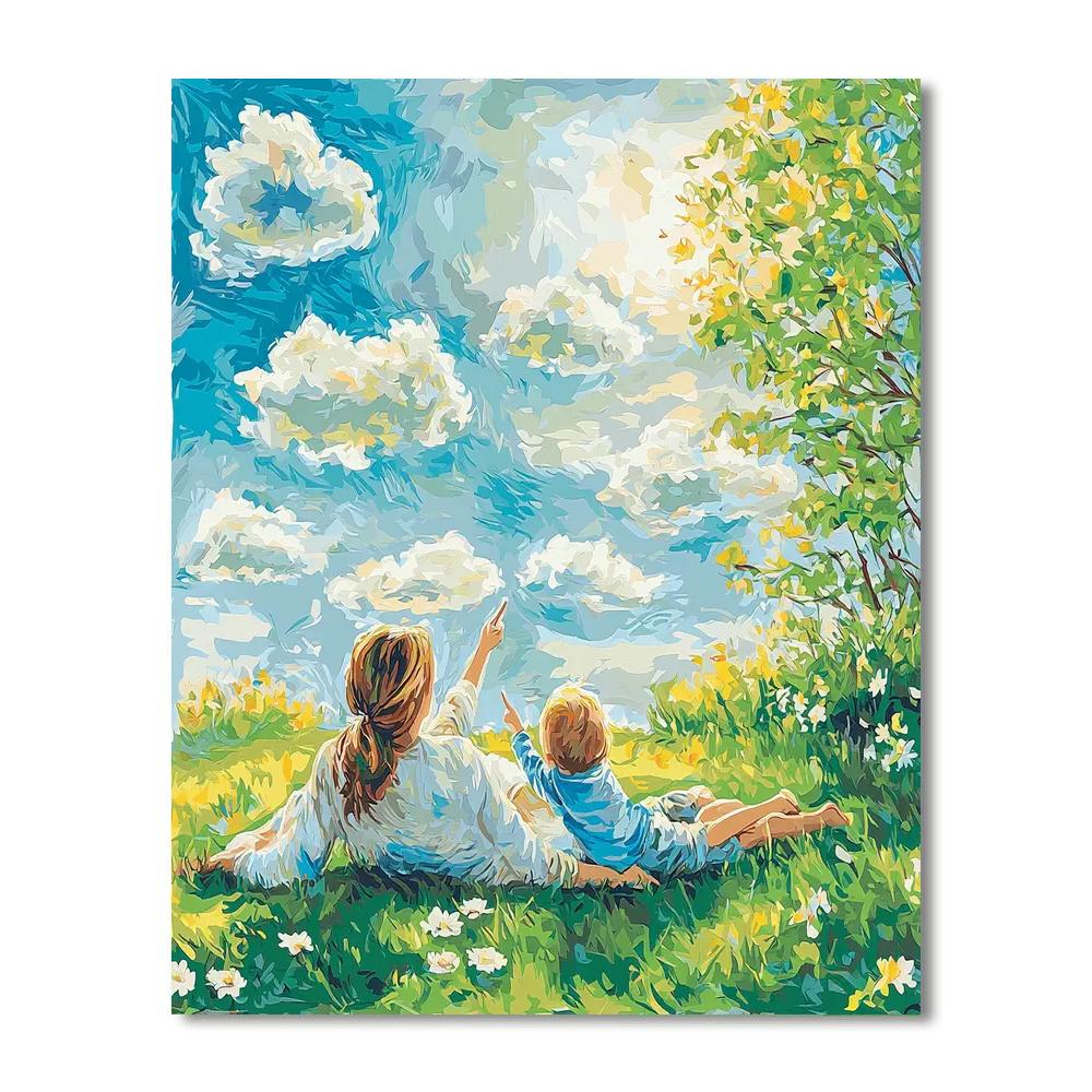 An Adventure In The Clouds DIY Paint By Numbers