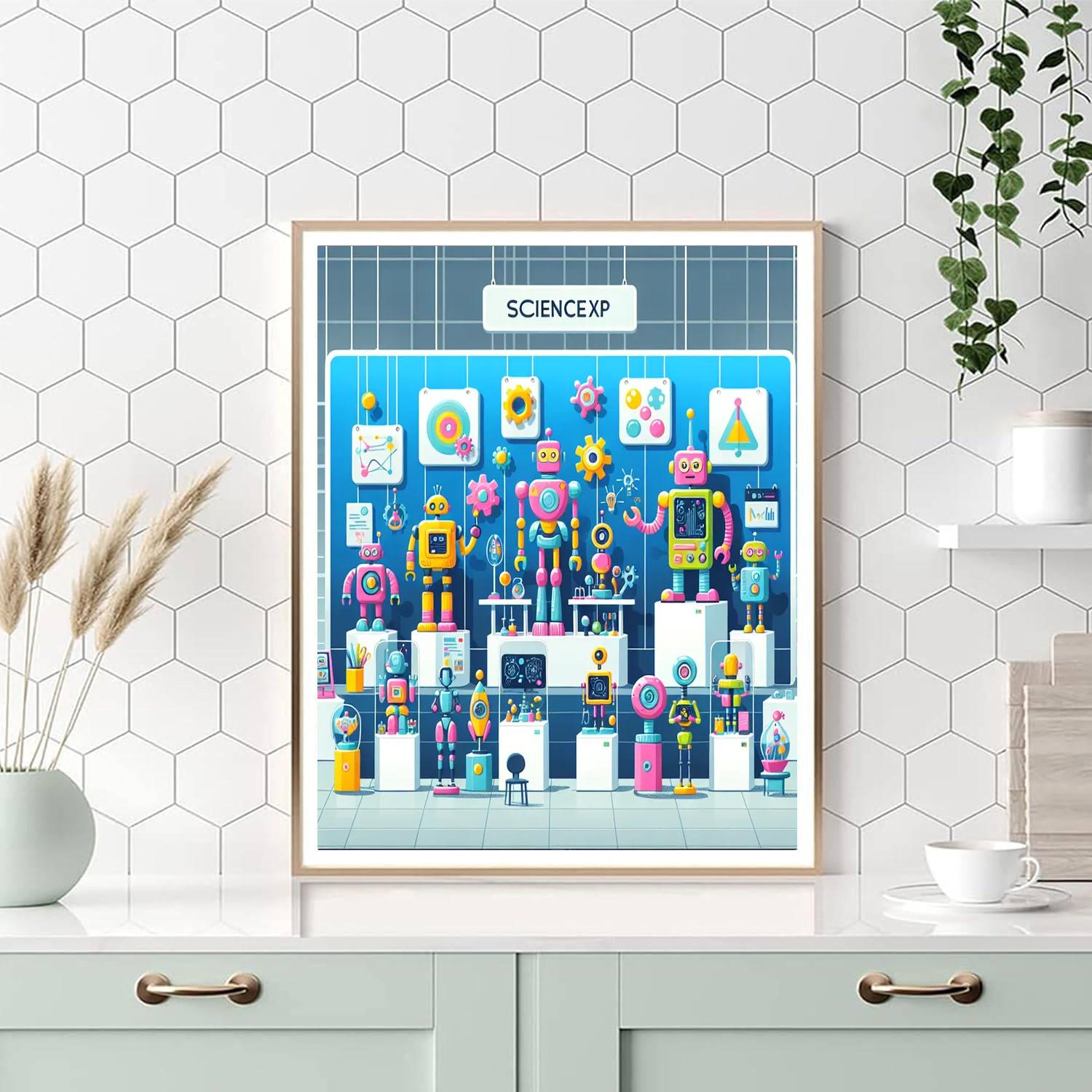 Robotic Science Expo Numbered Painting Kits