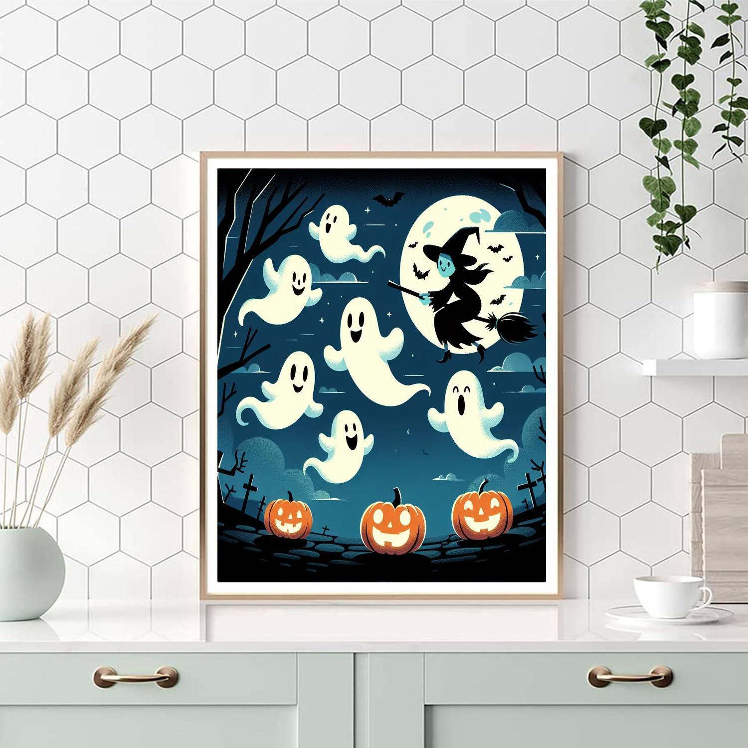 Spooky Night Adventure Paint By Numbers Kits