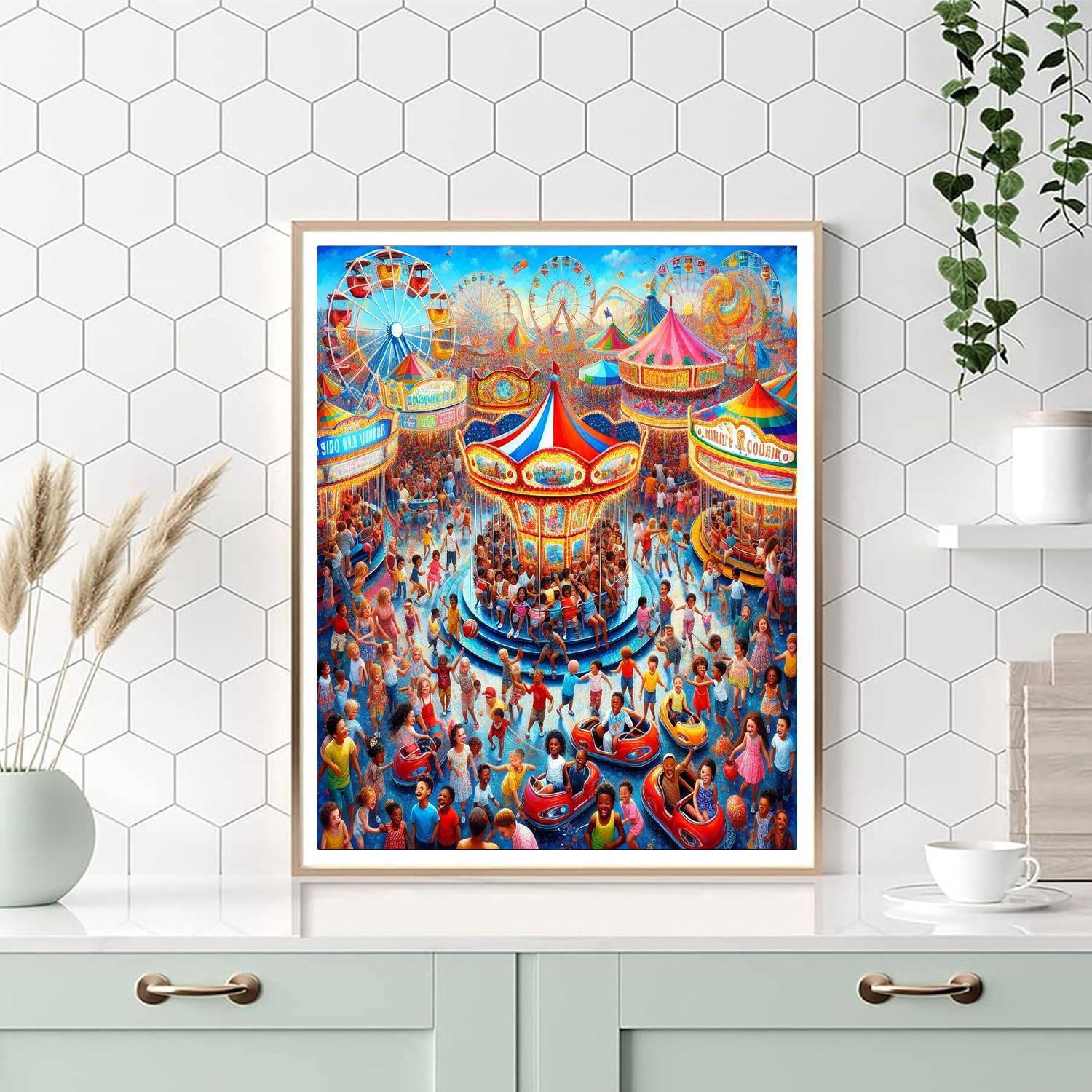 Charming Summer Fair Paint By Numbers Kits