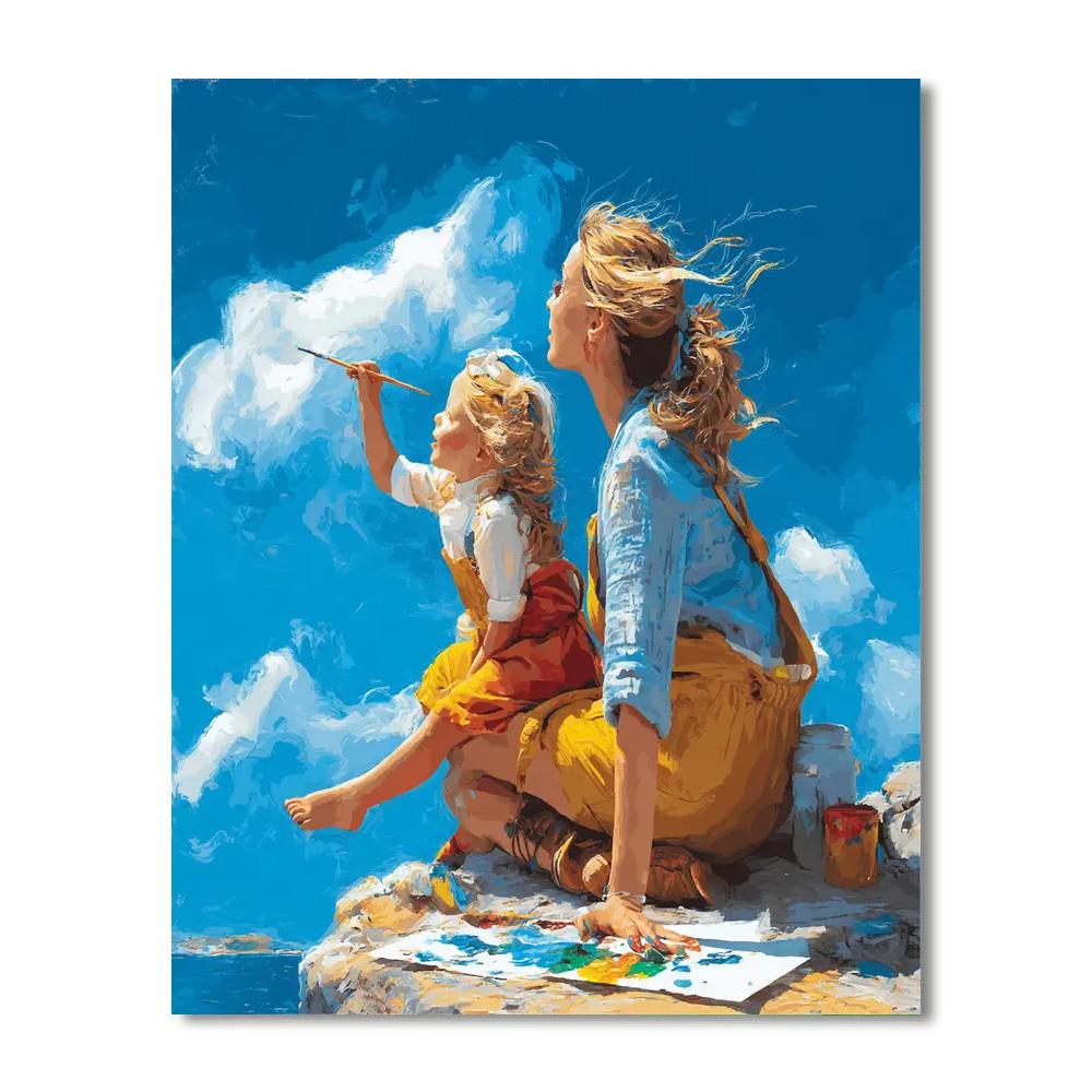 Painting The Sky Paint By Number