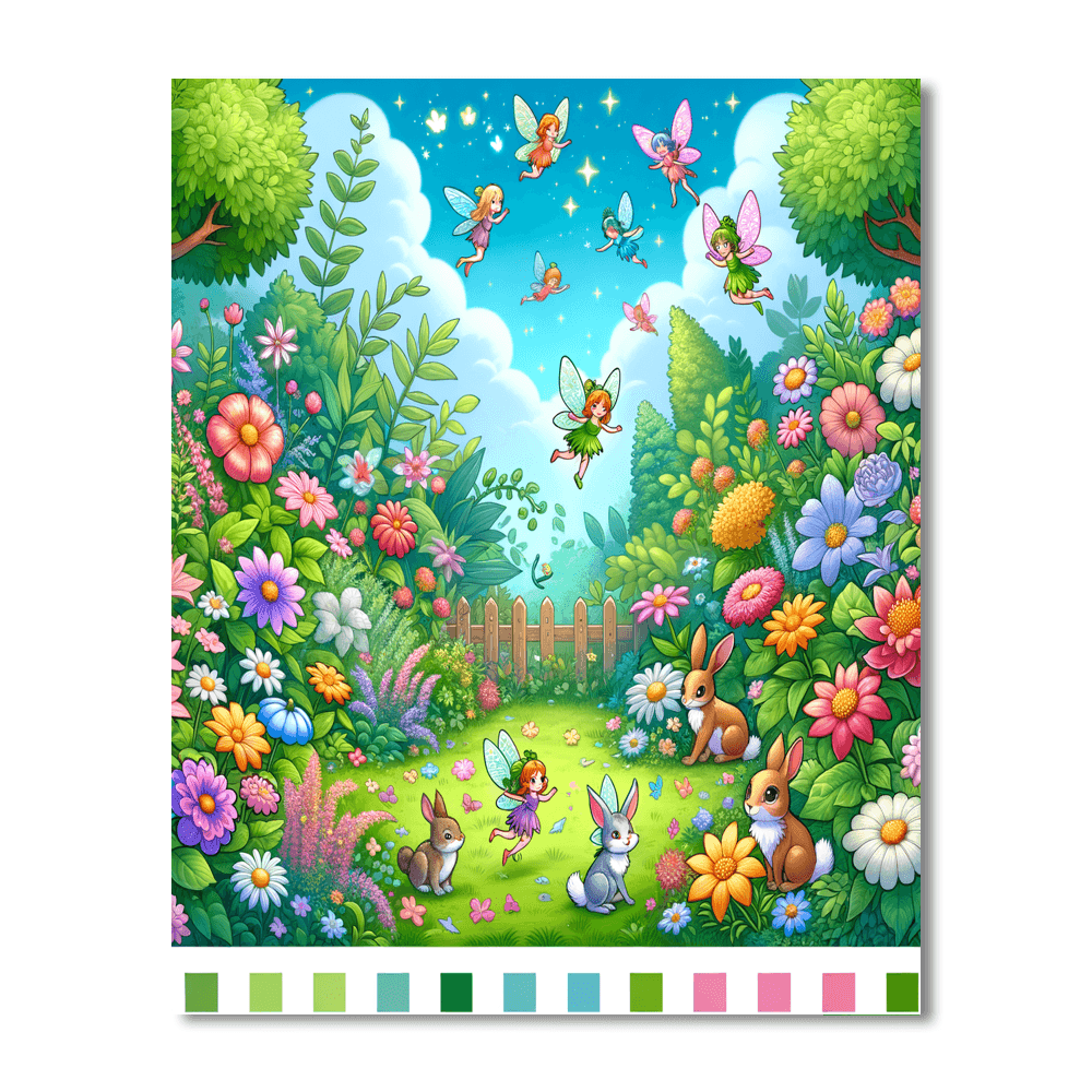 Enchanted Garden Escape Paint By Color