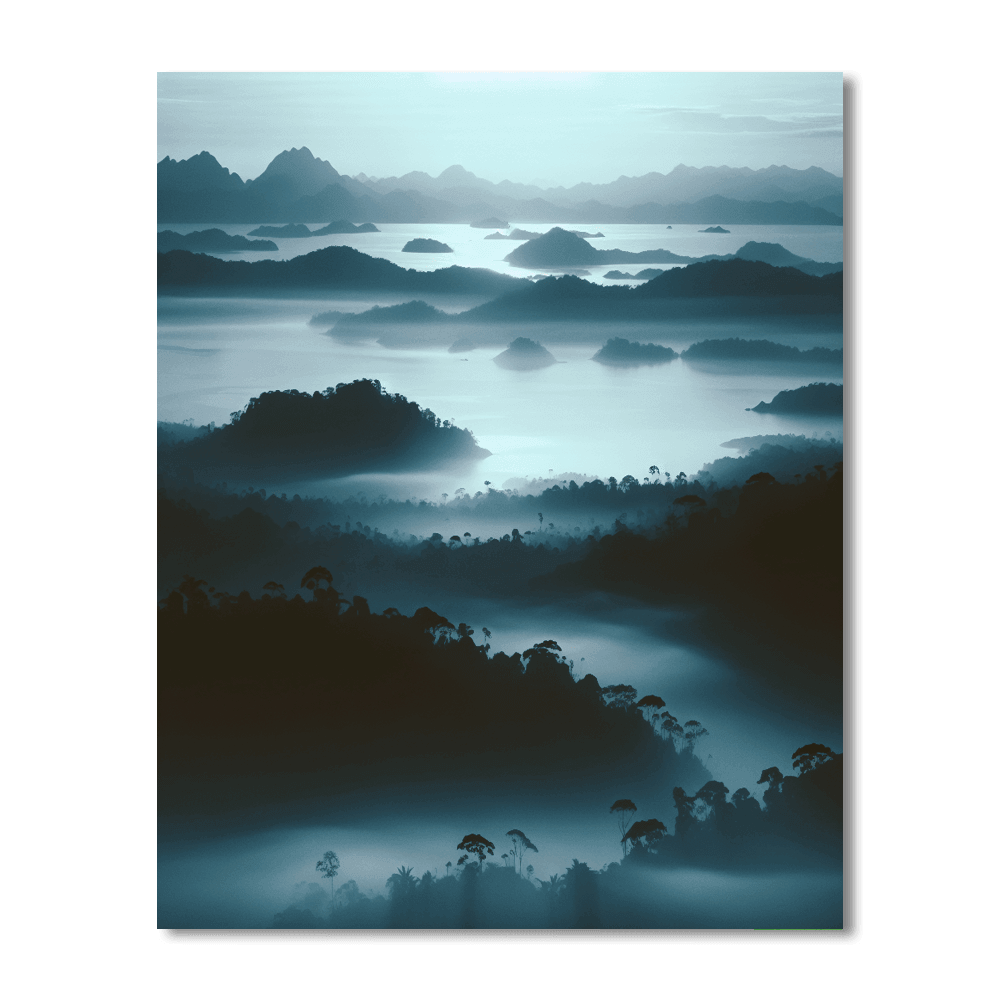 Mystic Island Painting By Numbers Kit