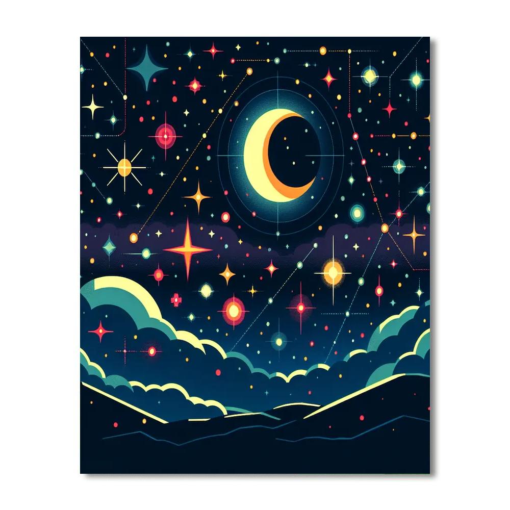 Stellar Stars Paint By Numbers Kits