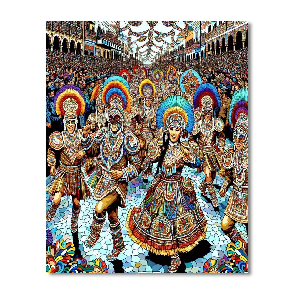 The Carnival Of Oruro - Oruro, Bolivia Paint By Number