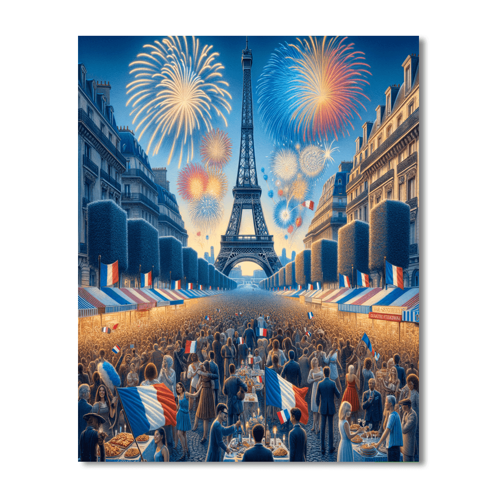 Bastille Day - Paris, France Paint By Number