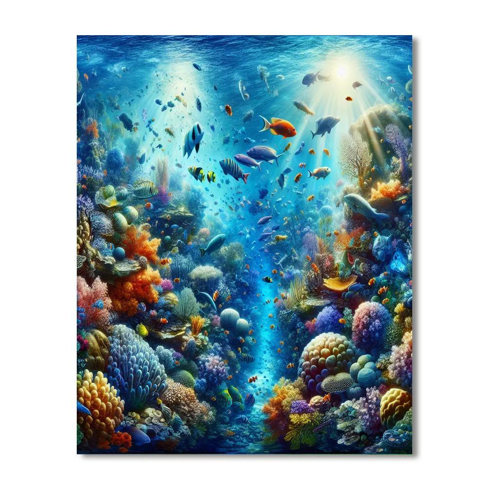 Undersea Adventure Realm Numbered Painting Kits