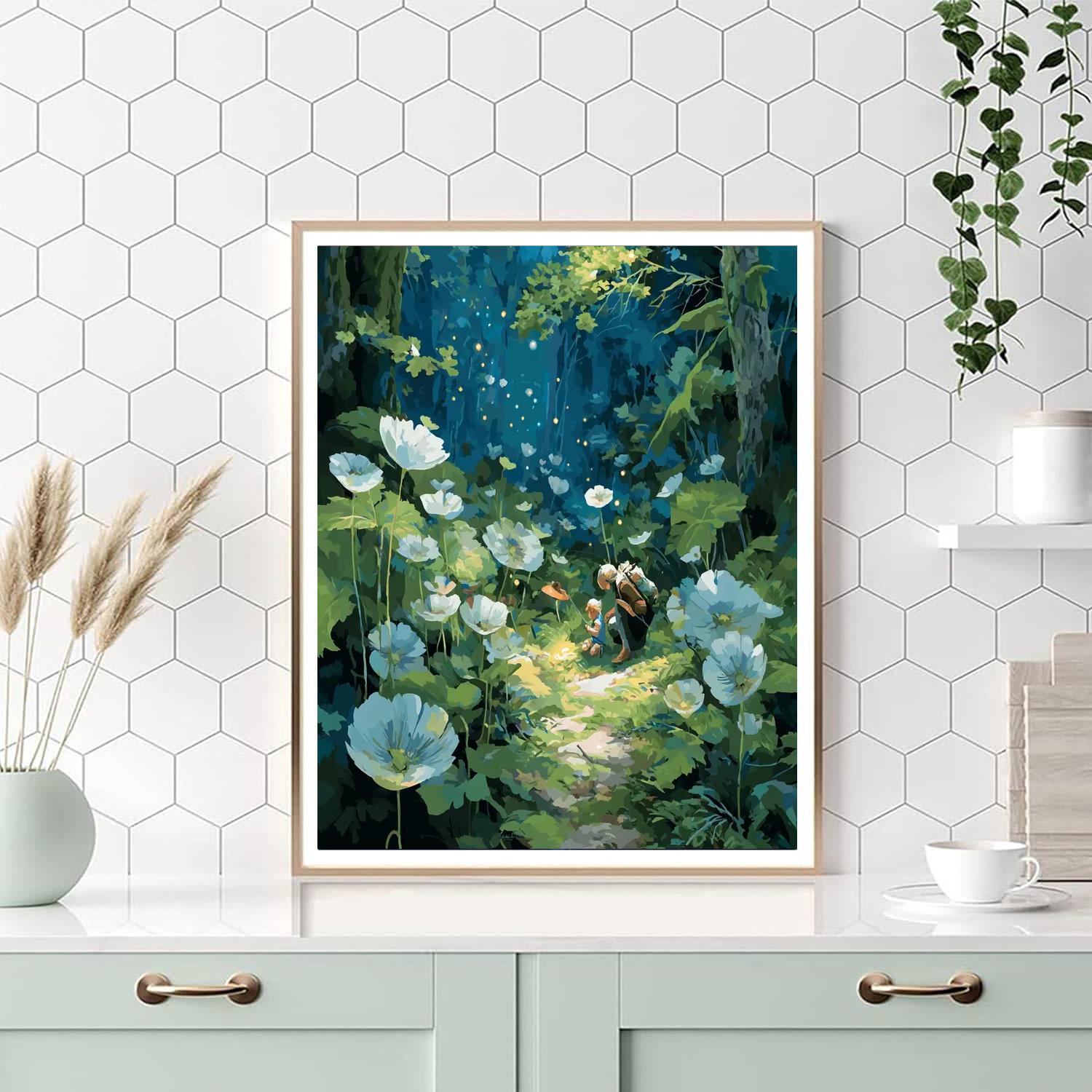 Whispers Of An Enchanted Forest Painting Number Kit