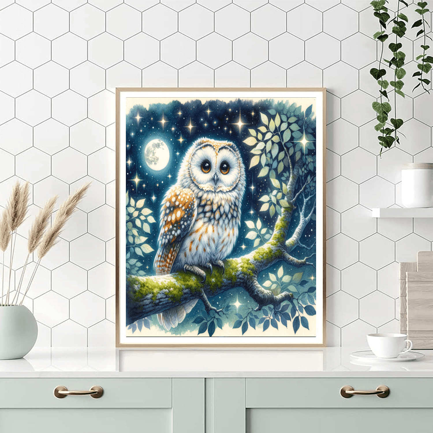 Curious Owl - DIY Painting By Numbers Kit