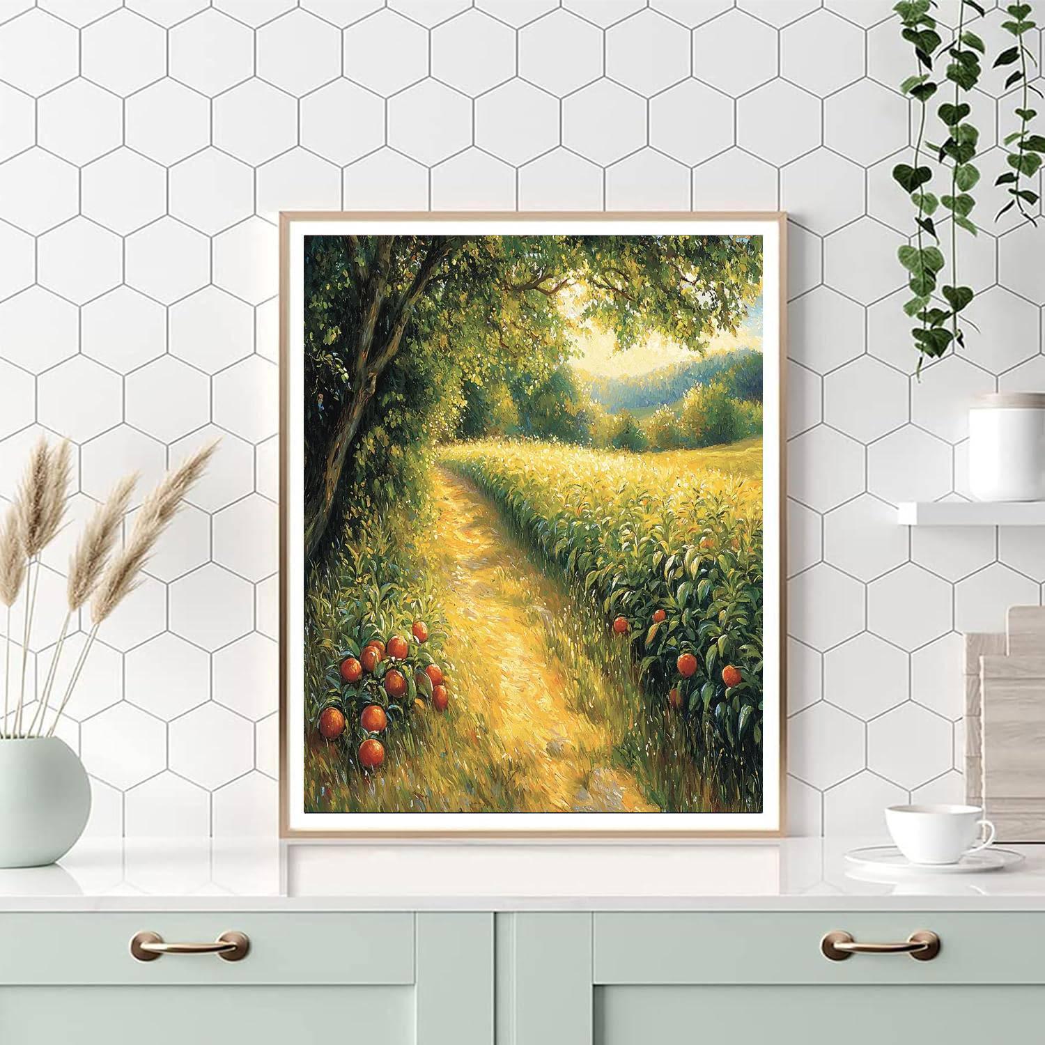 Pierre-Auguste Renoir Inspired Glistening Harvest  Paint By Numbers