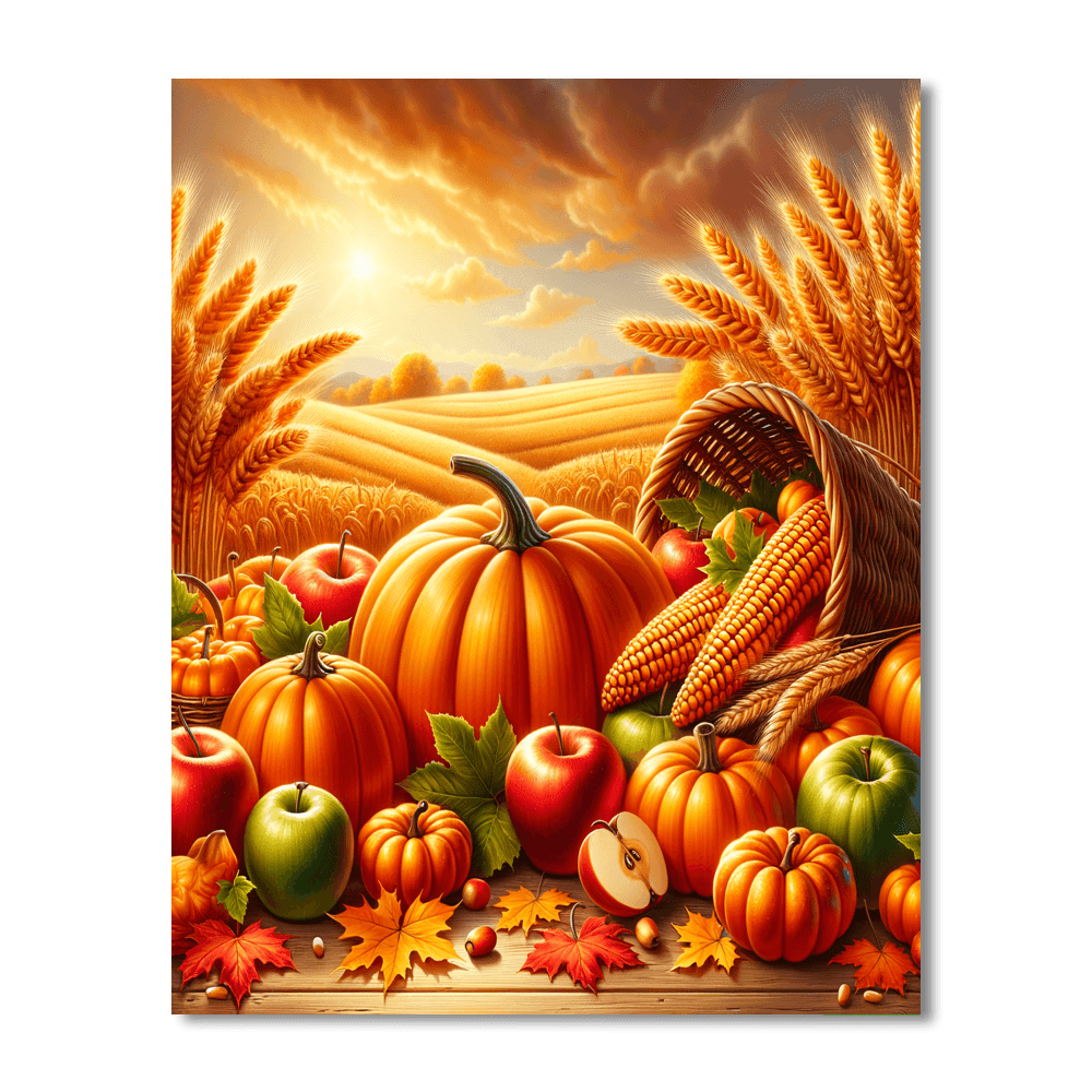 Harvest Festival Delight Paint By Numbers